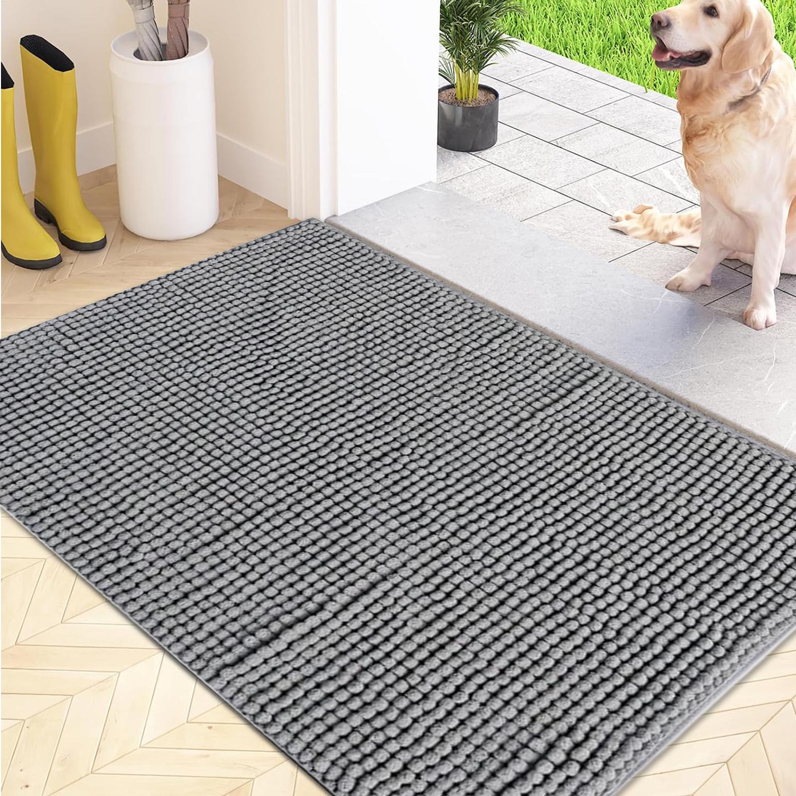 Bamboo Bath Mat - 진흙 발을 위한 미끄럼 방지 두꺼운