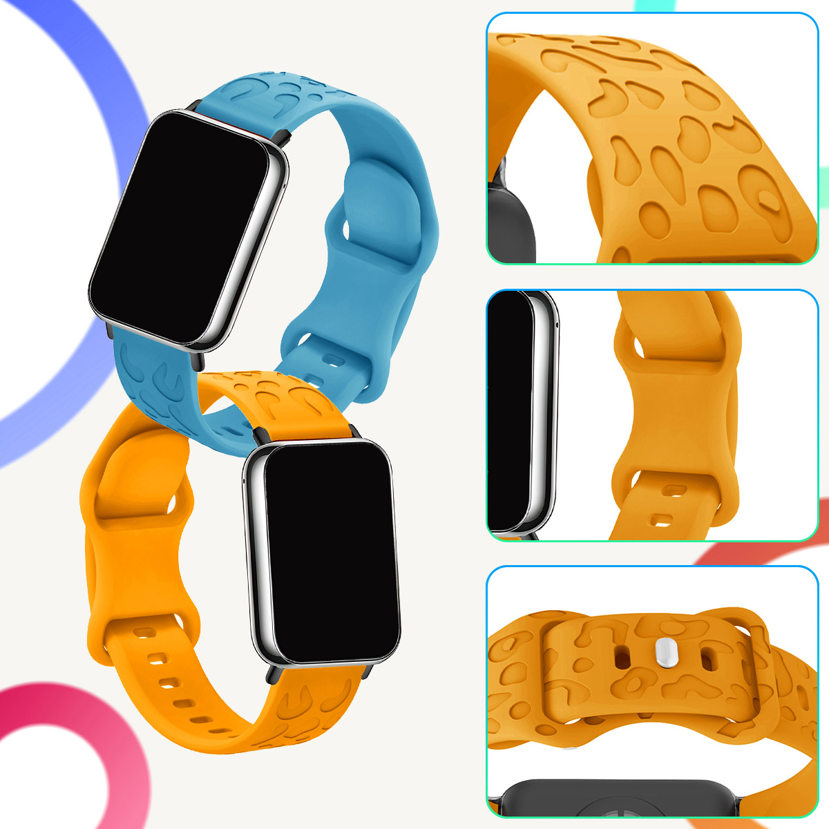 레드미 워치 5 4용 실리콘 스포츠 스트랩 레오파드 교 - Health Wellness Bracelet 리뷰 및 가격