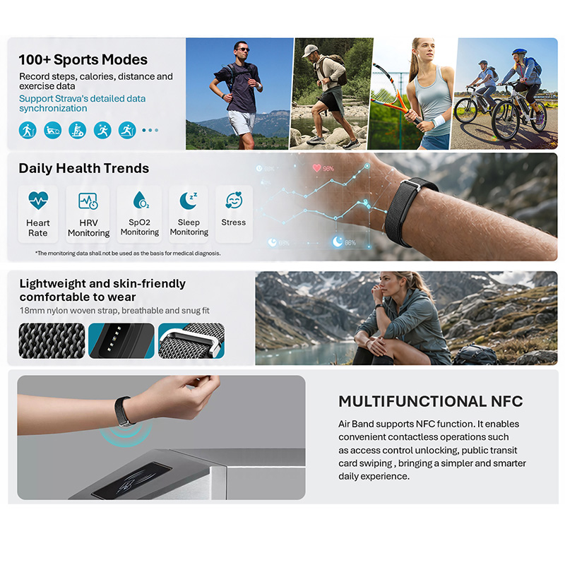 발두스 에어밴드 스마트 팔찌 남녀 심박수 혈압 칼로리  - Health Wellness Bracelet 리뷰 및 가격