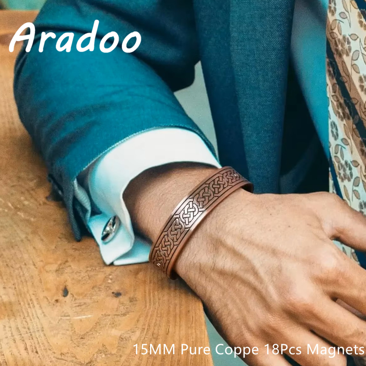 ARADOO 빈티지 순수 구리 마그네틱 팔찌 3500  - Therapy Health And Wellness 리뷰 및 가격